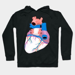 Human Heart Retro Hoodie